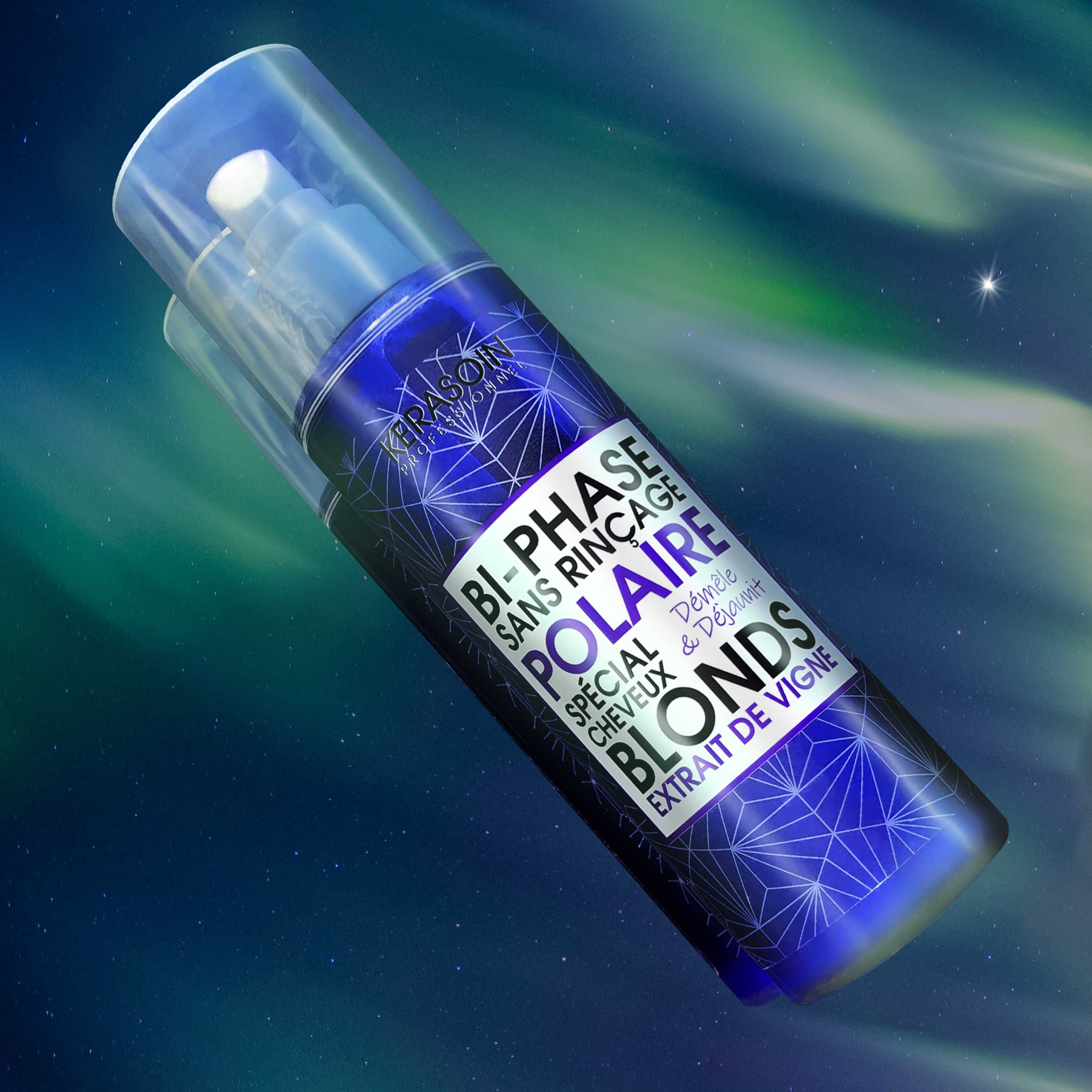 Zweiphasiges blondes Kerasoin-Shampoo